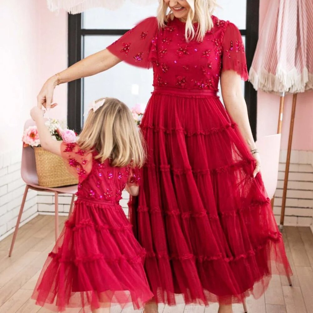 Ivy City Co Anastasia Dress in Wine NWOT Size 3XL